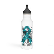 No One Fights Alone Stainless Steel Water Bottle