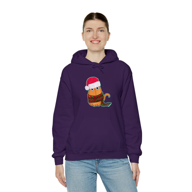 Christmas cat Unisex Heavy Blend™ Hooded Sweatshirt