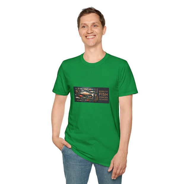 Born to Fish Unisex Softstyle T-Shirt