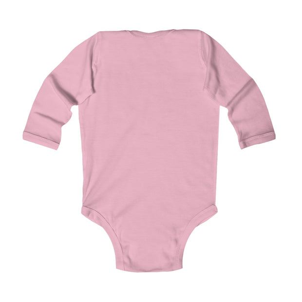 Bear Happy Little Camper Infant Long Sleeve Bodysuit