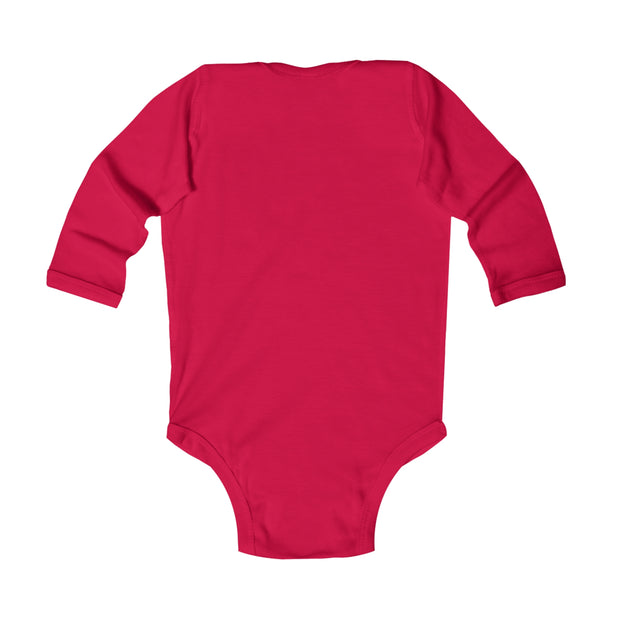 Bear Happy Little Camper Infant Long Sleeve Bodysuit