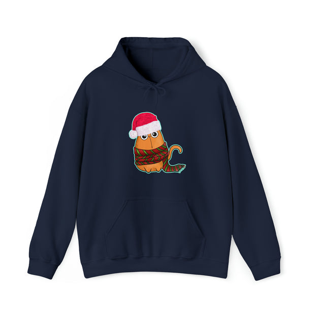 Christmas cat Unisex Heavy Blend™ Hooded Sweatshirt