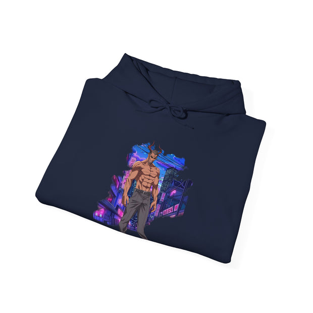 Anime Male Demon Unisex Heavy Blend™ Hooded Sweatshirt
