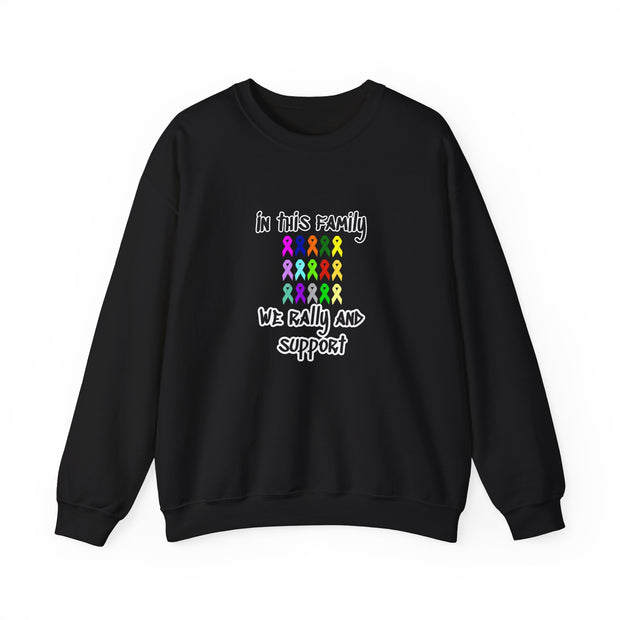 Cancer Family Support Unisex Heavy Blend™ Crewneck Sweatshirt