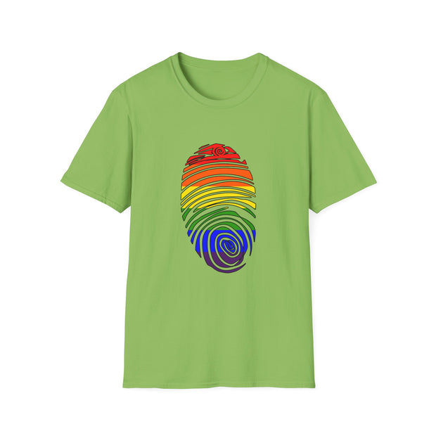 Pride Fingerprint Unisex Softstyle T-Shirt