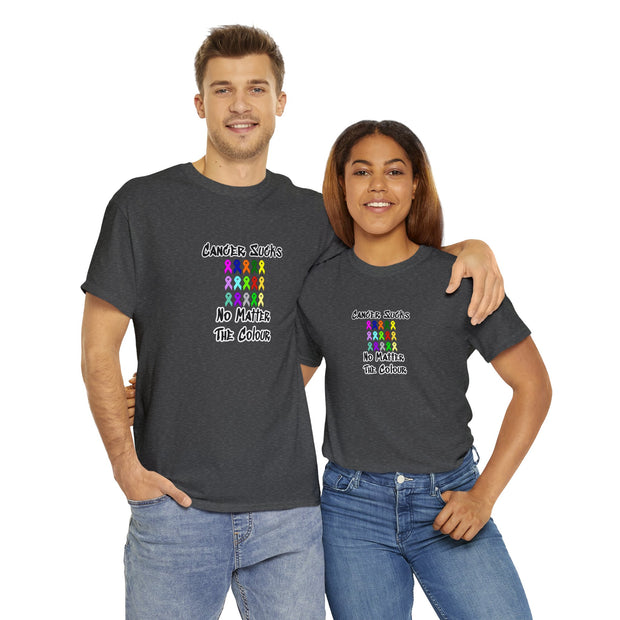 Cancer Sucks Unisex Heavy Cotton Tee