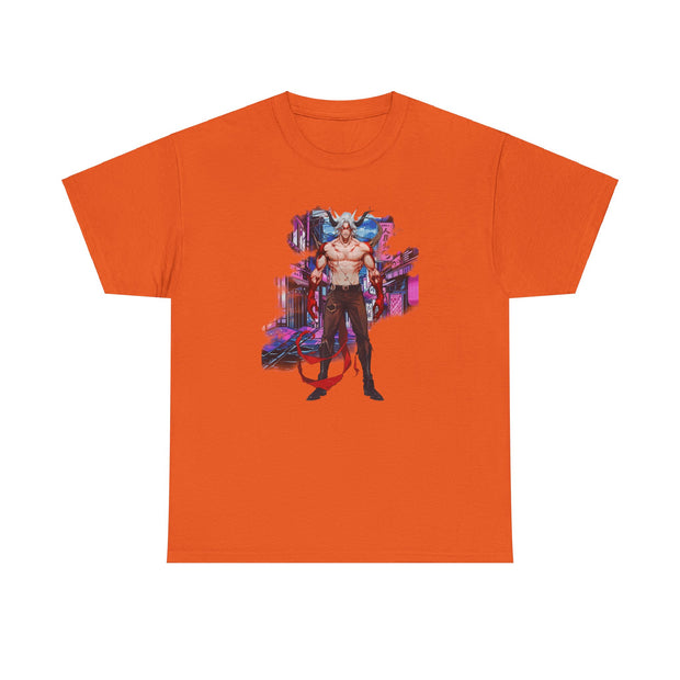 Anime Male Demon Unisex Heavy Cotton Tee