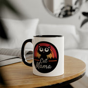 Cat Mama Accent Mugs, 11oz
