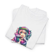 Graffiti Anime Girls Unisex Heavy Cotton Tee