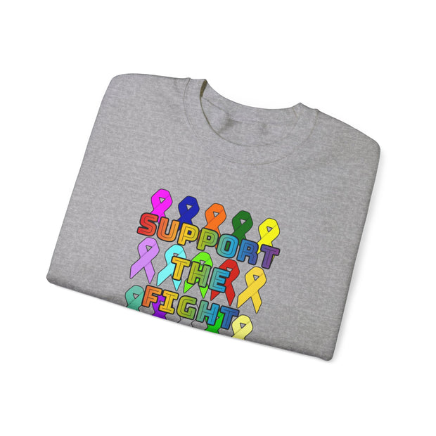 Support the Fight Unisex Heavy Blend™ Crewneck Sweatshirt