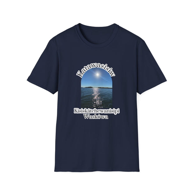 Cree Saskatchewan Skies Unisex Softstyle T-Shirt