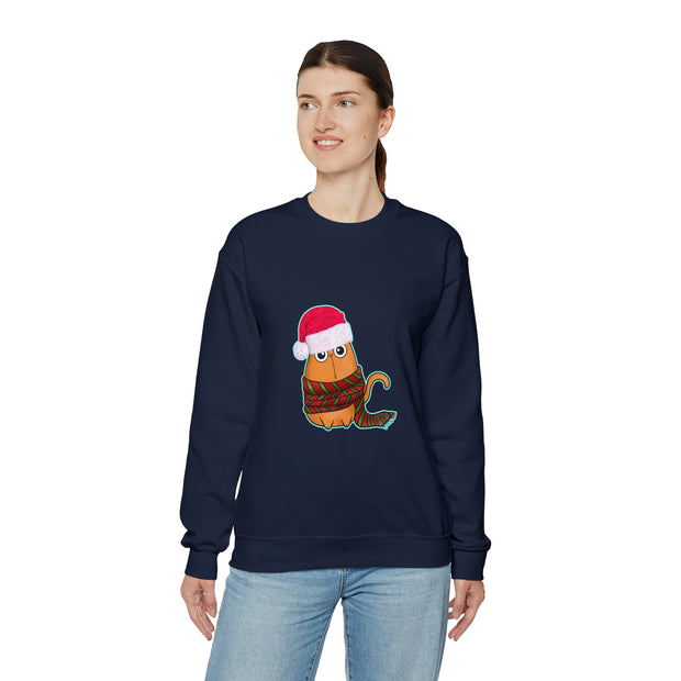 Christmas cat Unisex Heavy Blend™ Crewneck Sweatshirt