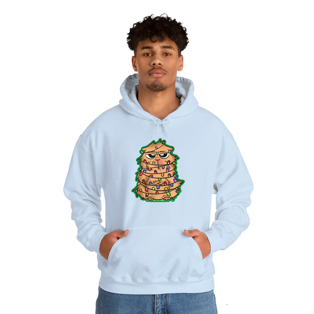 Christmas cat Unisex Heavy Blend™ Hooded Sweatshirt