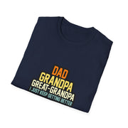 Dad Grandpa Great Grandpa Unisex Softstyle T-Shirt