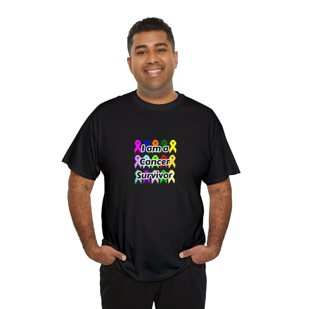 Cancer Survivor Unisex Heavy Cotton Tee
