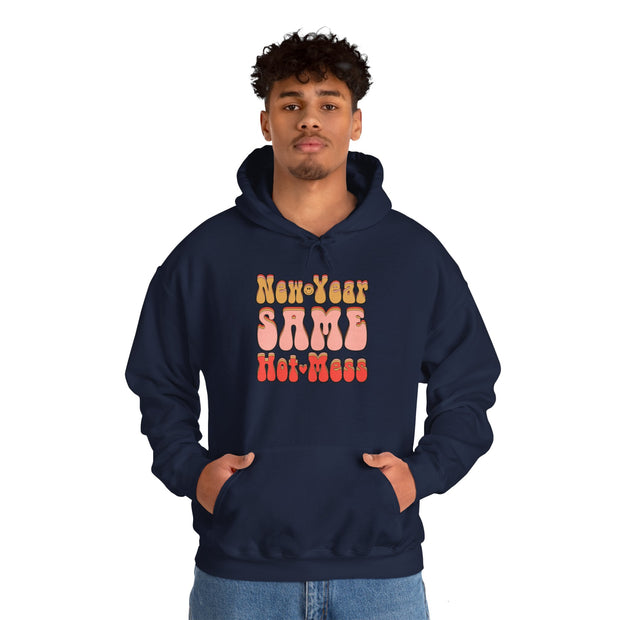 Same Hot Mess Unisex Heavy Blend™ Hooded Sweatshirt