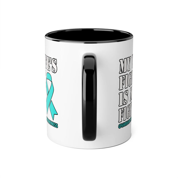 Ovarian Cancer Accent Mugs, 11oz