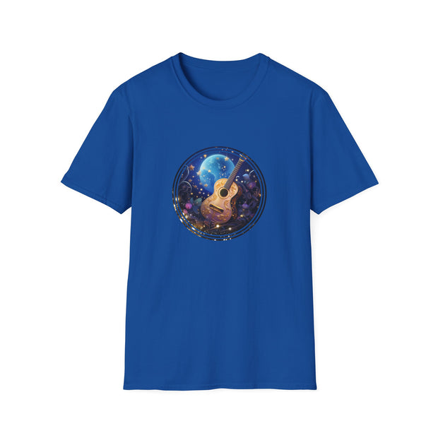 Moonlight Guitar Unisex Softstyle T-Shirt