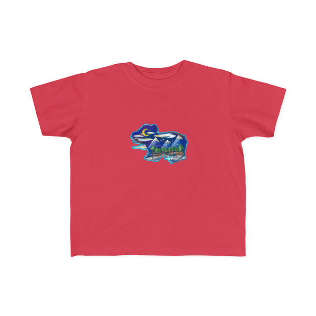 Nighttime bear Toddler's Fine Jersey Tee