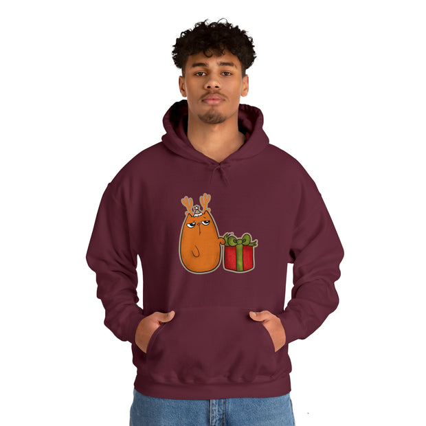 Christmas cat Unisex Heavy Blend™ Hooded Sweatshirt