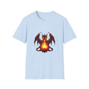 Fire Dragon Unisex Softstyle T-Shirt