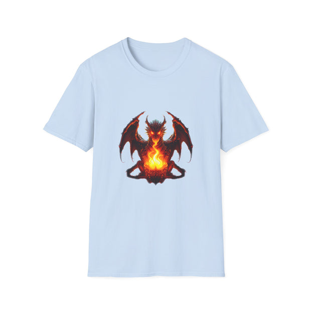 Fire Dragon Unisex Softstyle T-Shirt