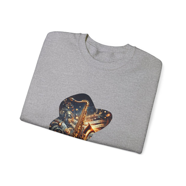 Saxophone Unisex Heavy Blend™ Crewneck Sweatshirt