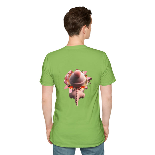 Valentines Dragon 2 Sided Unisex Softstyle T-Shirt