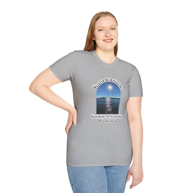 Cree Saskatchewan Skies Unisex Softstyle T-Shirt