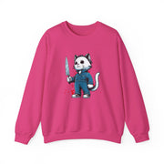 Horror Movie Cats Unisex Heavy Blend™ Crewneck Sweatshirt