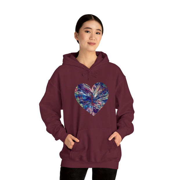Heart Butterfly Unisex Heavy Blend™ Hooded Sweatshirt