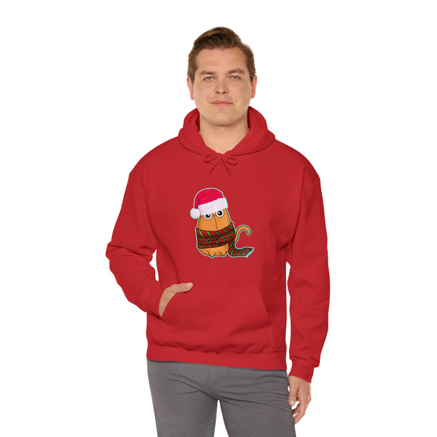 Christmas cat Unisex Heavy Blend™ Hooded Sweatshirt