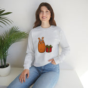 Christmas cat Unisex Heavy Blend™ Crewneck Sweatshirt