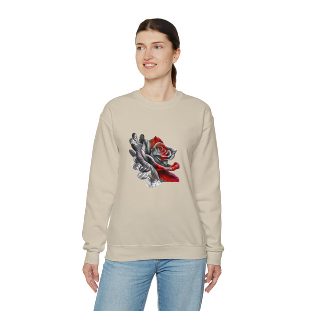 Rose Unisex Heavy Blend™ Crewneck Sweatshirt
