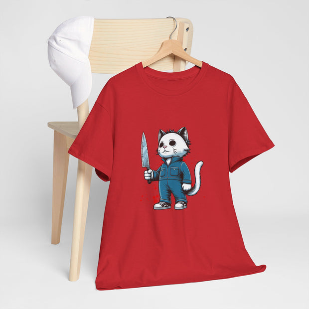 Horror Movie Cats Unisex Heavy Cotton Tee