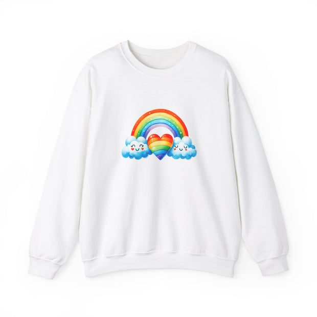 Rainbow Love Unisex Heavy Blend™ Crewneck Sweatshirt