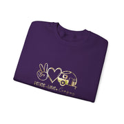 Peace Love Camping Unisex Heavy Blend™ Crewneck Sweatshirt