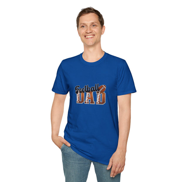 Football Dad Unisex Softstyle T-Shirt