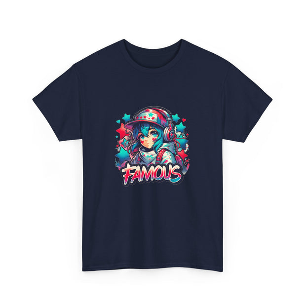 Graffiti Anime Girls Unisex Heavy Cotton Tee