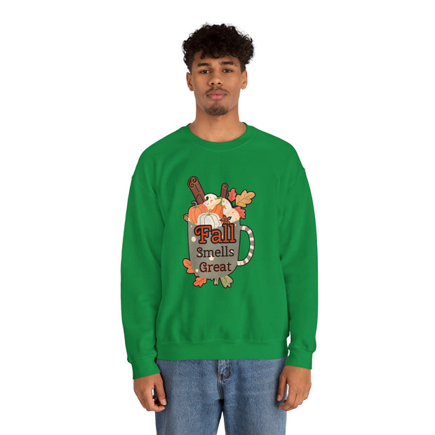 Fall Smells Great Unisex Heavy Blend™ Crewneck Sweatshirt