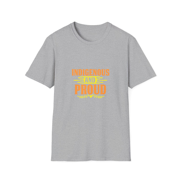 Indigenous and Proud Unisex Softstyle T-Shirt