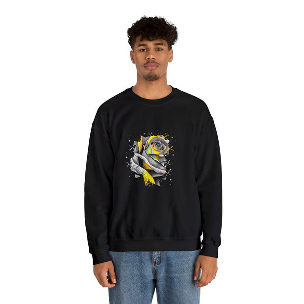 Rose Unisex Heavy Blend™ Crewneck Sweatshirt