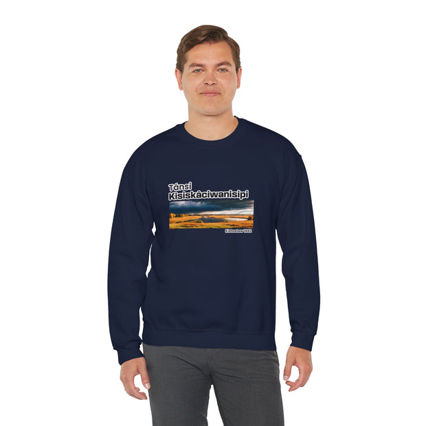 Tánsi Cree Saskatchewan Unisex Heavy Blend™ Crewneck Sweatshirt