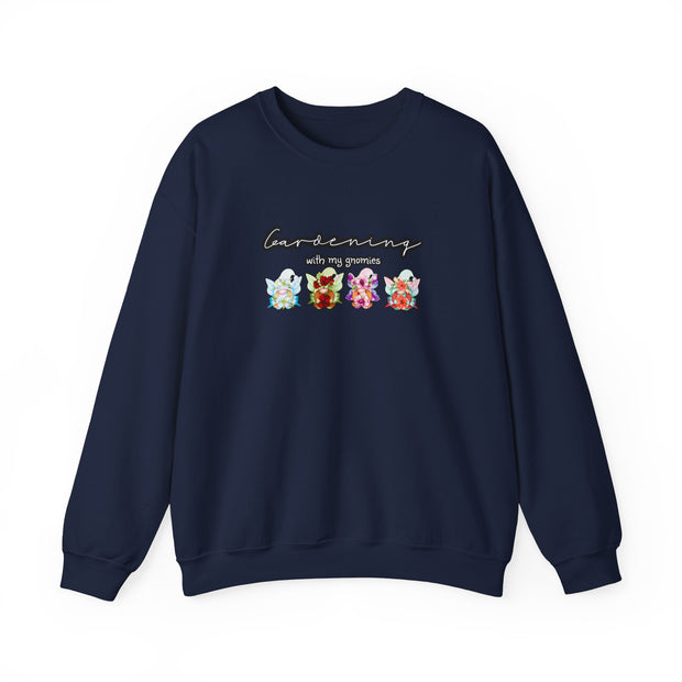 Gardening with my Gnomies Unisex Heavy Blend™ Crewneck Sweatshirt