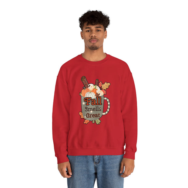 Fall Smells Great Unisex Heavy Blend™ Crewneck Sweatshirt
