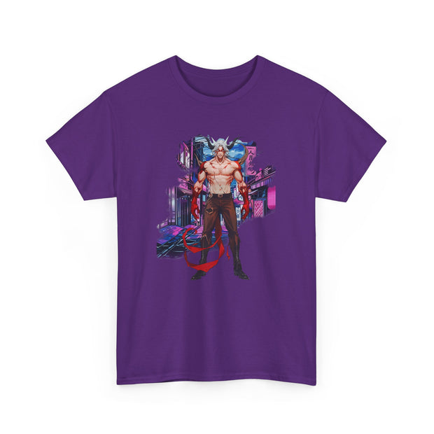 Anime Male Demon Unisex Heavy Cotton Tee