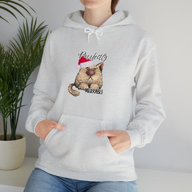 Christmas cat Unisex Heavy Blend™ Hooded Sweatshirt