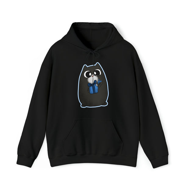 Christmas cat Unisex Heavy Blend™ Hooded Sweatshirt