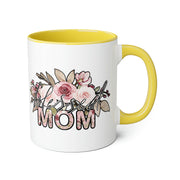 Mom Flowers Accent Mugs, 11oz