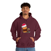 Christmas cat Unisex Heavy Blend™ Hooded Sweatshirt